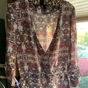 Intermix Brand Patterned Romper Geometric Paisley